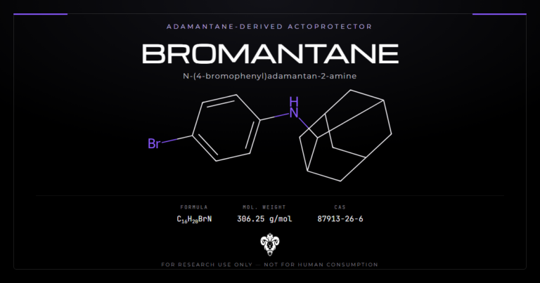 Bromantane structure, the adamantane-derived actoprotector