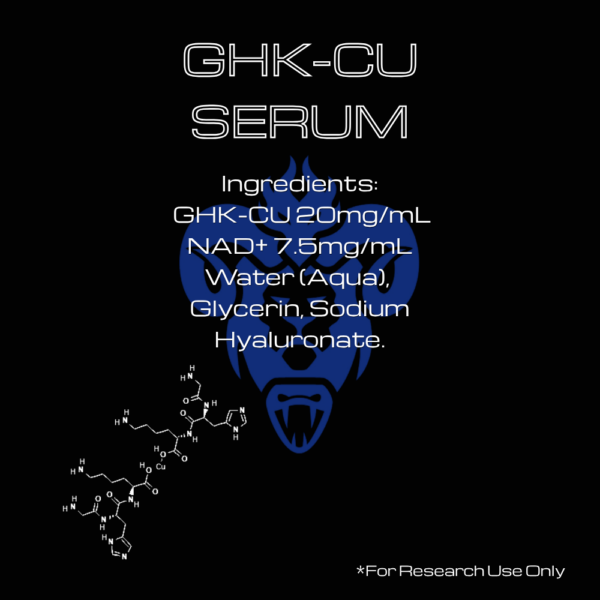 Research-Grade GHK-CU Serum with NAD+