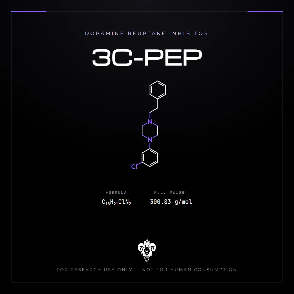 3C-PEP, a phenylpiperazine dopamine transporter ligand, research use only