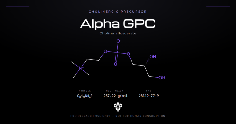Alpha GPC chemical structure, choline alfoscerate, a zwitterionic glycerophosphocholine with one stereocentre