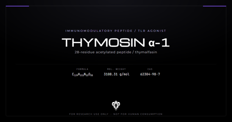 Thymosin Alpha-1 cover, the 28-residue acetylated immunomodulatory peptide thymalfasin