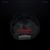 Rear view of the Kimera Chems snapback, showing the mesh back panels, the embroidered Kimera Chems mark and the adjustable snap closure.
