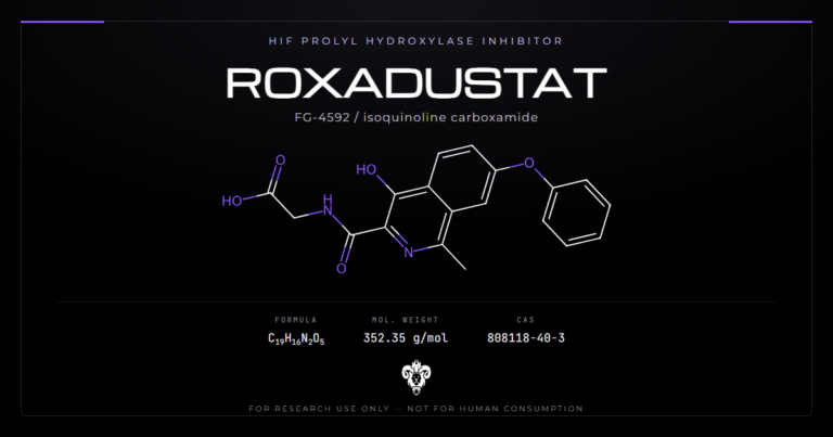 Roxadustat structure, the HIF prolyl hydroxylase inhibitor FG-4592