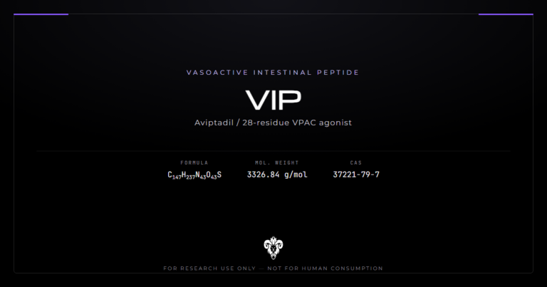 VIP identity card, the 28-residue vasoactive intestinal peptide
